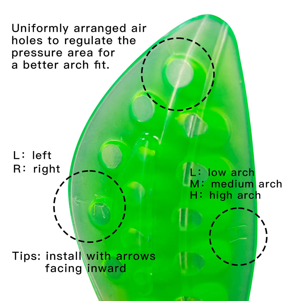 AOTENG STAR deep heel cup wrapping the heel for secure stability
