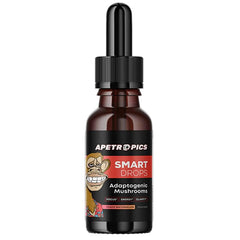 Apetropics Smart Drops bottle for daily adaptogenic support and convenient flavor
