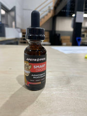 Apetropics Smart Drops dropper closeup with tincture texture