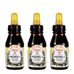Apiario Silvestre Green Propolis bottle with non-alcoholic glycolic extract for daily use.