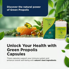 ApisBrasil Green Propolis capsules for convenient daily use.