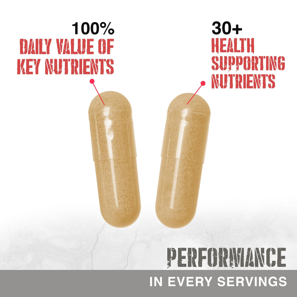 Apollon Nutrition Multivitamin bottle on wooden surface suggests everyday wellness support.