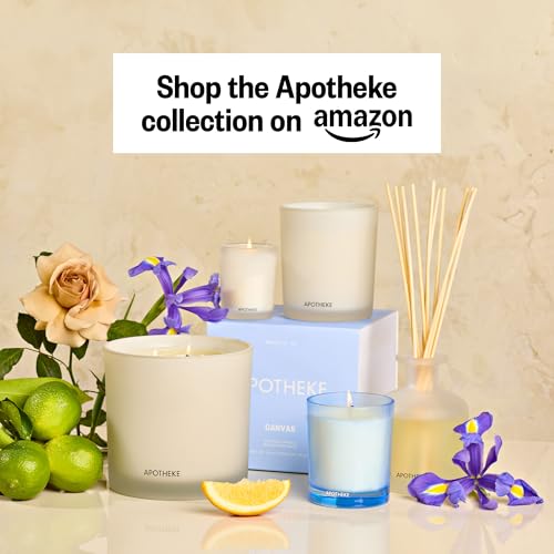 APOTHEKE Canvas Petite Candle side view highlighting slim 5 oz silhouette and premium finish.