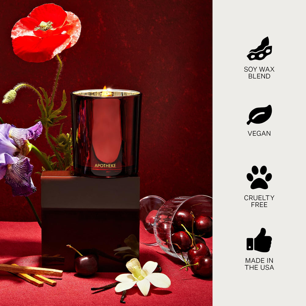 APOTHEKE Signature candle packaging suggests gifting elegance