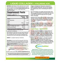 Applied Nutrition 30 servings label highlights convenient daily consumption.