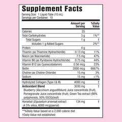 Applied Nutrition Liquid Collagen scoop in glass for easy daily use.