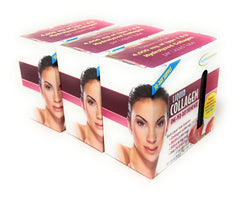Applied Nutrition liquid collagen tubes pack shows three 30-tube boxes for convenient supply.