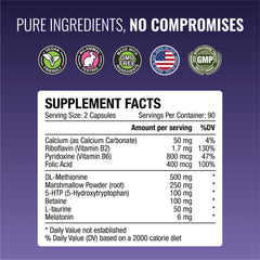 GMP-certified facility seal and third-party testing on packaging.