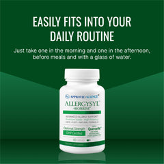 Approved Science Allergysyl daily routine image suggesting easy inclusion in wellness