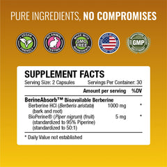 Approved Science Berberine 1000mg daily-use scene on desk with bottle and water glass