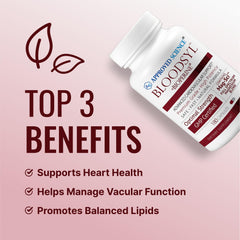 Bloodsyl magnesium complex capsules highlighted for mineral support.
