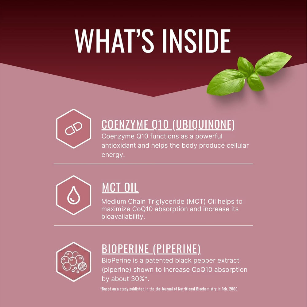 Approved Science CoQ10 MD capsules prepared for daily heart support.