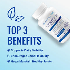 Approved Science Jointprin bottle pour demonstrating easy, on-the-go supplementation.