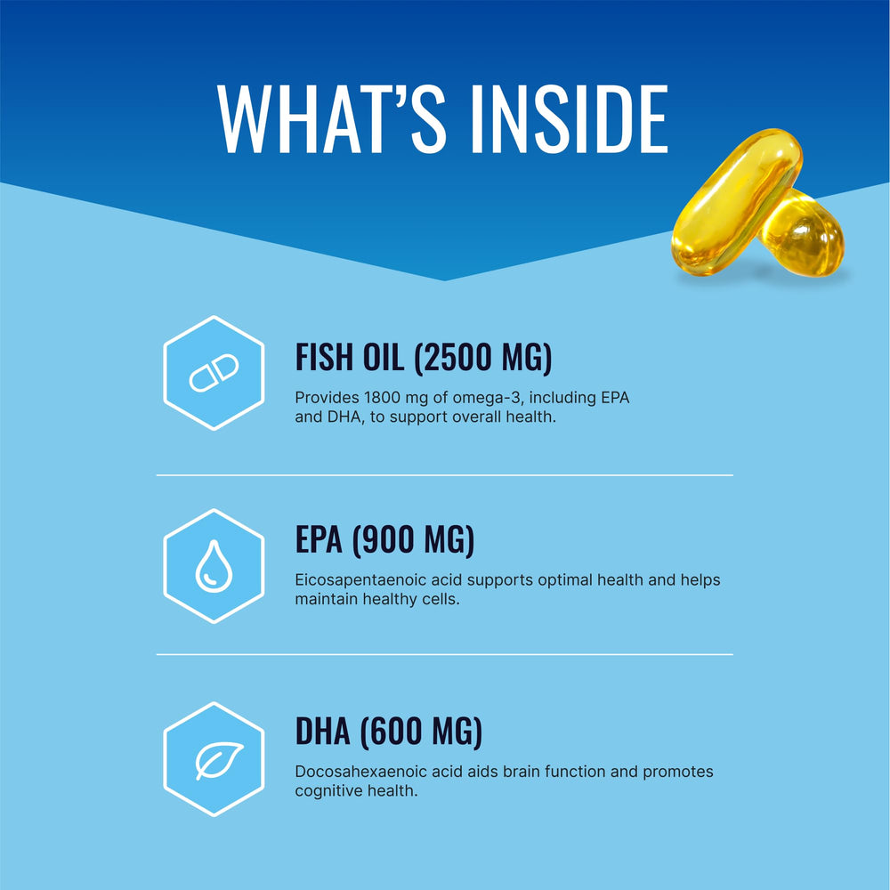 Approved Science Omega-3MD label close-up showing EPA and DHA for wellness support