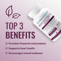 Label detail emphasizing 98% purity and Bioperine for absorption