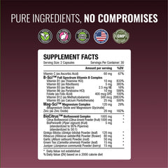 Approved Science Tinnitol packaging shows BioCitrus 1000 mg bioflavonoids.