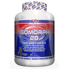APS Nutrition Isomorph 28 protein powder tub with 28g protein per scoop.