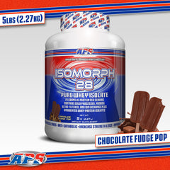 APS Nutrition Isomorph 28 shaker with prepared shake, ideal for quick nutrition.