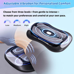 Aptin heated back massager with a slim ergonomic profile for home or office use.