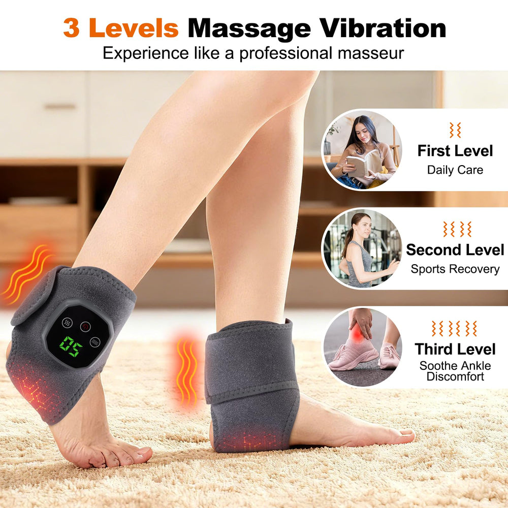 APZYI Foot Renew Triple Method Massager heat settings shown for personalized comfort.