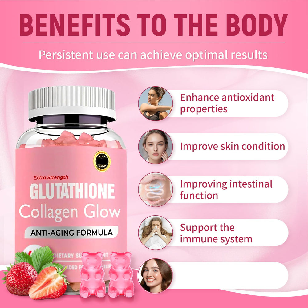 AQILUN Korean collagen gummies packaging emphasizing premium ingredients.