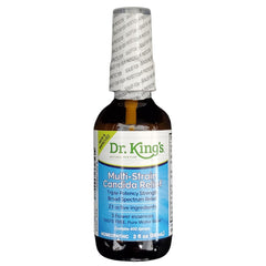 Aquaflora Dr King's Multi-Strain Candida Relief bottle front for daily routine support