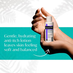 Aquanil HC Lotion back label with usage directions