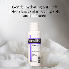 User applying Aquanil HC Lotion after bath for dry skin