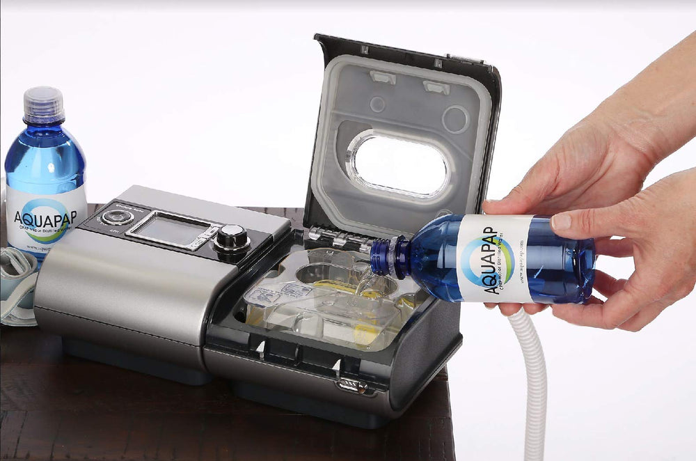 Display of Aquapap 24-pack packaging for shoppers
