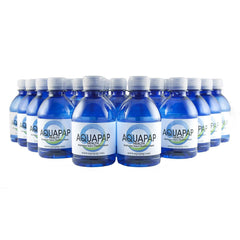 Aquapap 8oz travel bottle ready for CPAP use on the go