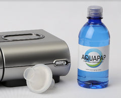 Aquapap bottle row pack shown in product display.