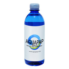 Aquapap UV-filter cap protecting water during travel.