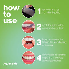 Aquasonic spearmint flavor enhances whitening sessions with refreshing taste.
