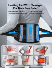 Arace lumbar-support poles provide added lower back support