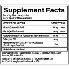 Vegan credentials badge for Aramore NAD+ supplement.