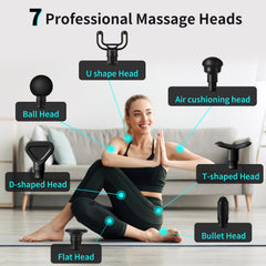 Arboleaf massage gun long battery life with USB-C charging