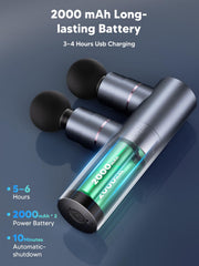 arboleaf massage gun metal body designed for durable, long-lasting use