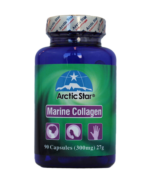 Arctic Star Marine Collagen bottle front emphasizing quality packaging