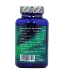 Arctic Star Marine Collagen capsules close-up highlighting hydrolyzed formula