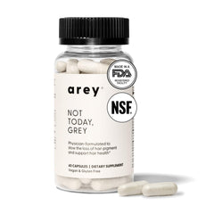 Arey Not Today grey daily capsules close-up for convenient daily support