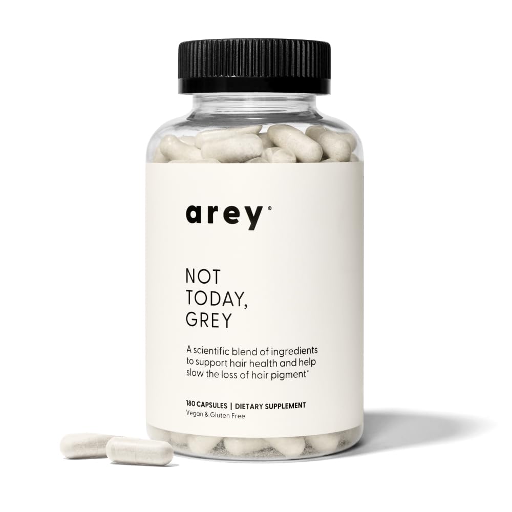 Arey Not Today bottle on white background ready for daily use to support hair vitality.