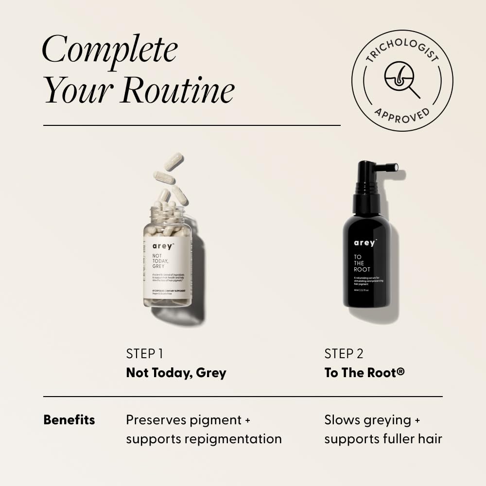Arey Not Today grey daily use two-capsule instruction shot