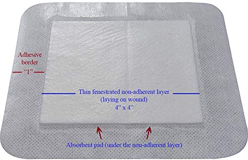 Areza Medical bordered gauze island dressing, primary use scenario