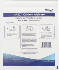 Areza Medical dressing promotes easy removal with non-stick, moist wound environment.