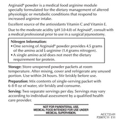 Glass of prepared Arginaid drink showing convenient hydration and nutrition.