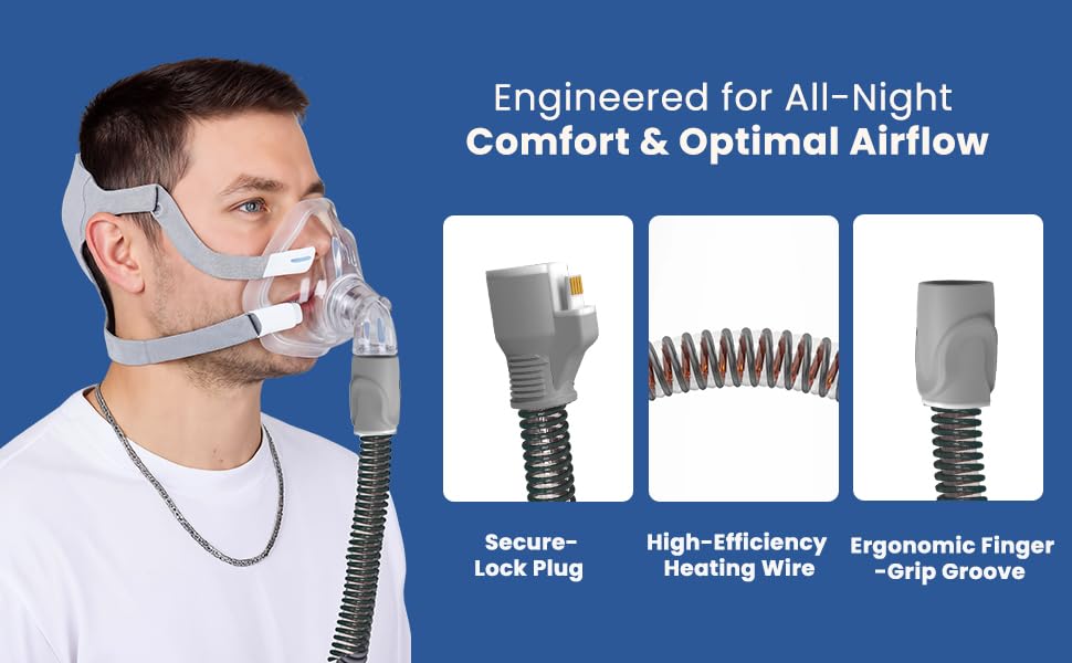 ArmiX climate-lineair compatible tube for reliable CPAP setup.