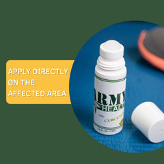 ARMY HEALTH roll-on eucalyptus oil with refreshing aroma and ease of use.