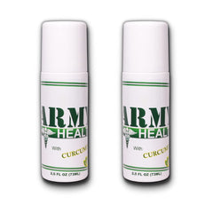 ARMY HEALTH roll-on turmeric bottle showing natural formula for targeted relief.