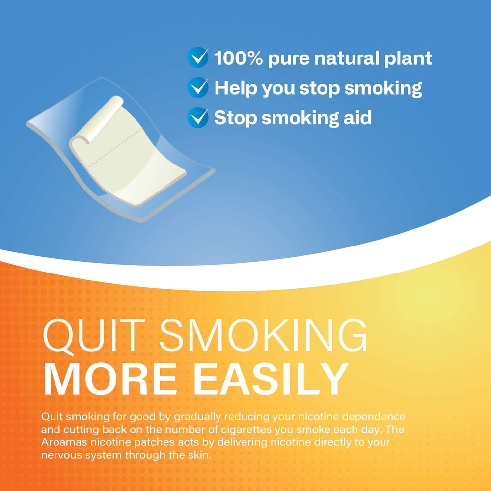 Aroamas Cot step-1 21mg patch supports heavier smokers through mornings