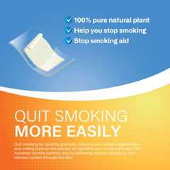 Aroamas Cot step-1 21mg patch supports heavier smokers through mornings